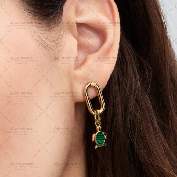 Pandora Green Turtle Mini Dangle Charm - Picture 4 of 5